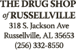 THE DRUG SHOP of RUSSELLVILLE 318 S. Jackson Ave Russellville